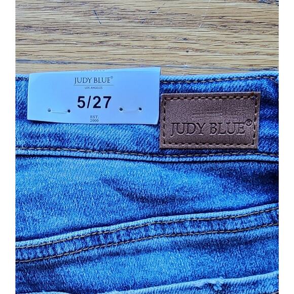 Judy Blue NWT Sunflower Embroidered Relaxed Fit Jeans size 5/27 Style #88257 NEW - Picture 7 of 10